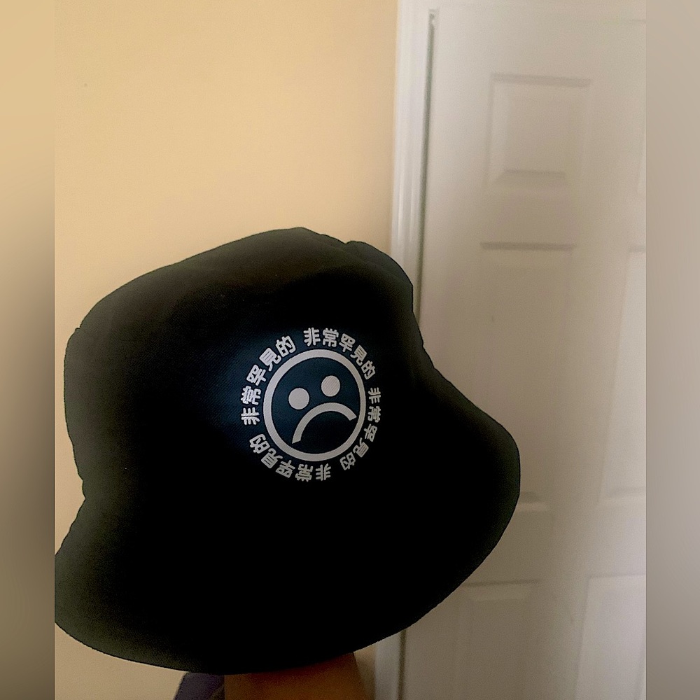 Sad Smiley Bucket  Hat